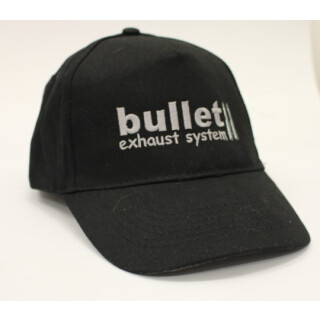 Cap schwarz mit besticktem bullet II Logo