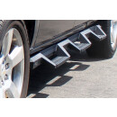 3" Einstiegsrohre schwarz wheel to wheel Dodge Ram 1500 Quad Cab 6.4ft (Gen.5 ab 2019)