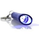 Schlüsselanhänger blau Dodge mit LED