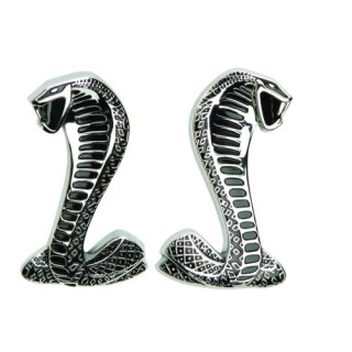 Emblem Kotflügel Shelby Cobra Snake Paar