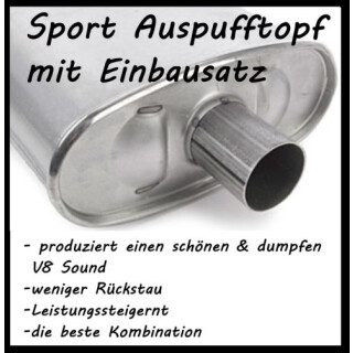 Sport Auspufftopf Ford F250 Super Duty 6,0L (Diesel)Bj:05-06