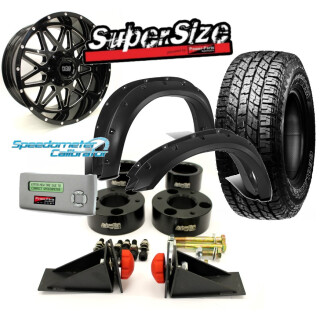 3 SuperSize Kit I (Felgen,Reifen,Lift Kit usw) mit 325/60R20 (Vergl.Zoll 35X12.8R20) (TÜV) Modelle ohne Lufftfahrwerk