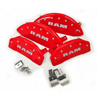 Bremssattel Cover RAM Rot pulverbeschichtet RAM1500 Bj:2019+ (Gen.5)