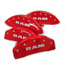 Bremssattel Cover "RAM" Rot pulverbeschichtet RAM1500 Bj:2019+ (Gen.5)