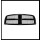 Kühlergrill schwarz Dodge Ram 1500 Bj:02-05 / 2500,3500 Bj:03-05