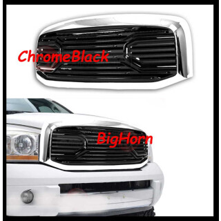 Kühlergrill BigHorn ChromeBlack Dodge Ram 1500 Bj:06-08 / 2500,3500 Bj:06-09
