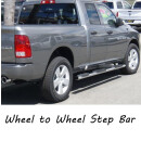 5Oval Einstiegsrohre wheel to wheel Dodge Ram 1500 Quad...