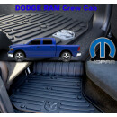 3er Set Fußmatte Dodge Ram 1500 Bj:09-18 Crew Cab /...