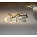 Emblem V8 5,9 chrom