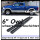 6" oval Einstiegsrohre schwarz Dodge Ram 1500 5.Gen Quad Cab