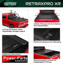 "RETRAX PRO XR Schiebeabdeckung (manuell)  RAM 1500 5.7ft Bj: 2019+ (mit Trax Rail System) Aluminium