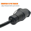 Anhängerkupplungs E-Adapter US auf EU 13-poligen Stecker