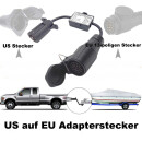 Anhängerkupplungs E-Adapter US auf EU 13-poligen Stecker