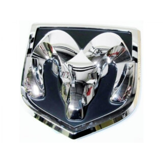 Emblem Ram Head chrome (Heckklappe) (139,7 x 152,4mm) (Mopar)