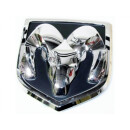 Emblem Ram Head chrome (Heckklappe) (139,7 x 152,4mm)...