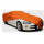 Orange Premium Fahrzeugabdeckung Dodge Viper