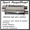 Sport Auspufftopf Dodge RAM 1500 5,7L Bj:09-23 (Gen.4) (mit Doppelausgang) V2A Edelstahl