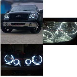 LED Halo Rings weiß (Scheinwerfer) Ford F150 Bj:04-08
