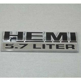 Emblem Hemi 5,7 Liter (132 x 40mm)  OE Mopar