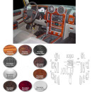 Simulated Burlwood 37-Teiliger Dekor Kit Hummer H2 Bj:08-11